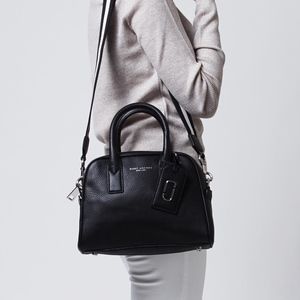 Marc Jacobs Black Satchel with Crossbody Strap